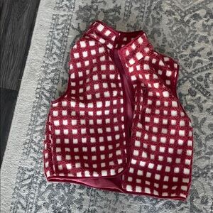 Red and White Checkered Vest